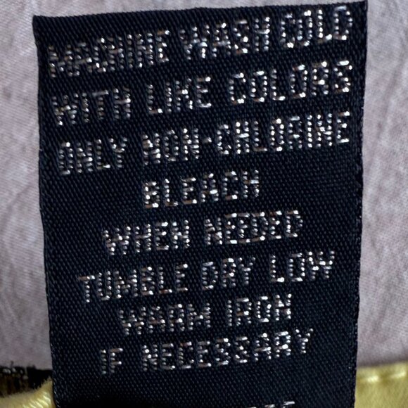 Baccini Fun‎ Yellow Skinny Pants Size 14P - Picture 8 of 8